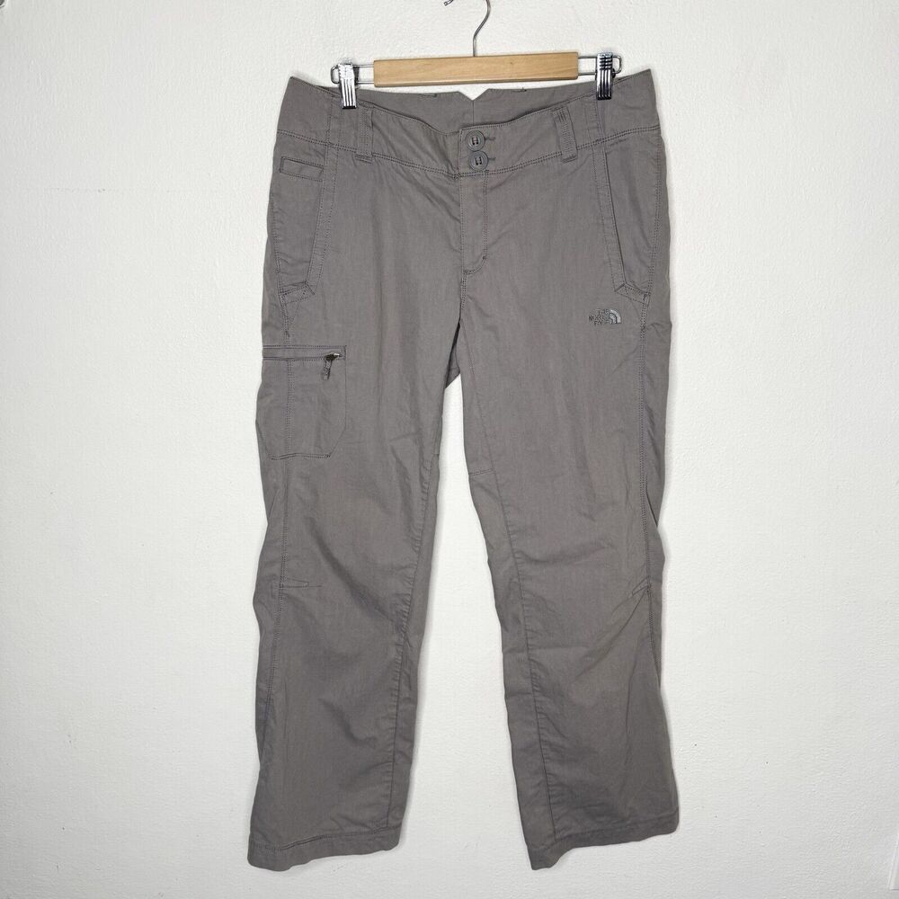 New The North Face Gray‎ Synkros Hayes Roll Up Pant Pache Grey Women’s 10